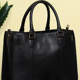 White Lily PU Shopper Handheld Bag-51