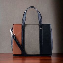 Toteteca Colourblocked Handheld Bag-image-4