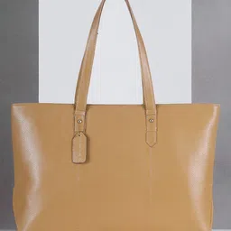 Mast & Harbour Tan Structured Shoulder Bag-12