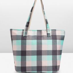 Anouk Self Checked Structured Shoulder Bag-image-60