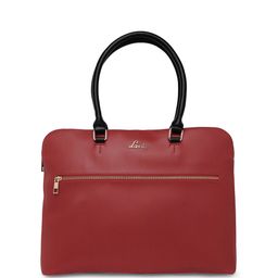Lavie Red Structured Shoulder Bag Up to 16 inch Laptop-image-98