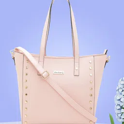 DressBerry Colourblocked Oversized Structured Shoulder Bag-15
