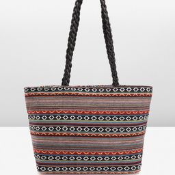 Anouk Geometric Self Design Structured Shoulder Bag-79