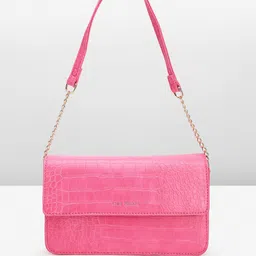 Lino Perros Croc-Textured Structured Shoulder Bag-2