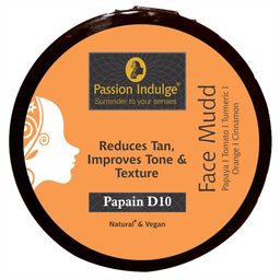 Passion Indulge Papain D10 Face Mudd Pack For Tan Removal - 250g-29