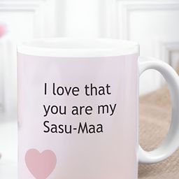 fnp White & Pink Text Or Slogans Printed Ceramic Glossy Mug 325ml-18