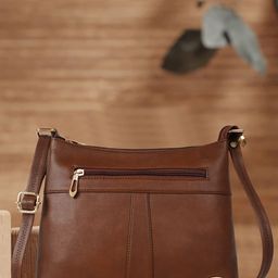 Lancer Women Solid Vegan Leather Crossbody Sling Bag-28