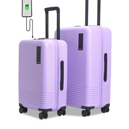MOKOBARA Set Of 2 Hard-Sided USB Charging Socket Trolley Suitcases image 1