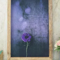The Decor Mart Blue & Beige Spring Dream Canvas Painting Framed Wall Art-image-38