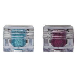 Veoni BELLE Set Of 2 Loose Glitter Eyeshadow-5g Each- Turquoise 05-Sahpire Pink 16-0