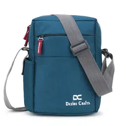 Dezire Crafts Teal & Grey Cross Body Messenger Bag-image-85