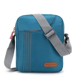 Dezire Crafts Teal & Grey Cross Body Messenger Bag-image-96