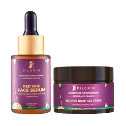 Pilgrim Youthful Skincare Kit with Retinol for Overnight Visibly Brighter Skin (30ml + 50g)-11