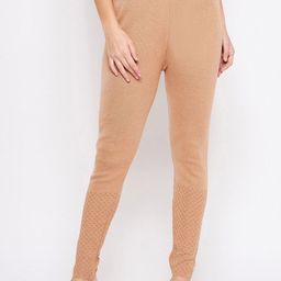 Castle Lifestyle Self Design Relaxed-Fit Woollen Ankle-Length Leggings-image-35