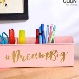 dudki Pink Crack Resistant Desk Organiser-36