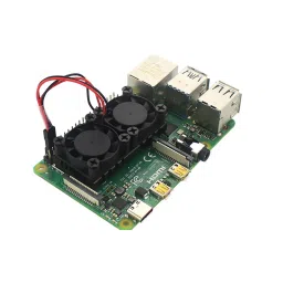 Double Fans Radiator for Raspberry Pi 3B+/4B image 3