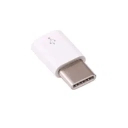 USB Micro-B to USB-C Adapter (White)-16