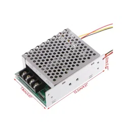12V 24V 36V 40A PWM DC Motor Speed Controller Forward Reverse Adjustable Knob Switch with Case image 2