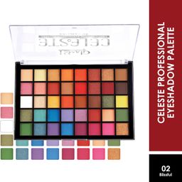 glam21 Celeste Professional Eyeshadow Palette in 40 Shades | Highly Pigmented Formula 50 g-picture-14