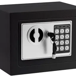 Safe Box 0.23 Cubic Feet Electronic Digital Security Box, Keypad Locker Cabinet Safe Locker-picture-26