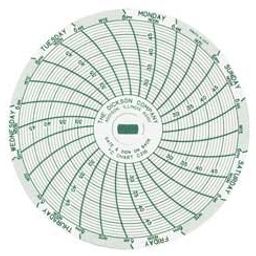 dickson Chart, 3 in, 25 to +50 C, 7 Day, PK60 image 1