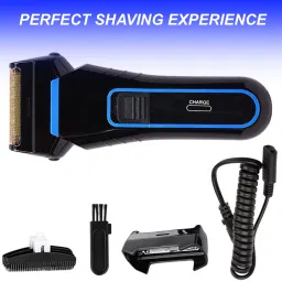 SEEGATE New Best Quality rechargeable powerful electric low noise shaver Shaver For Men-image-15