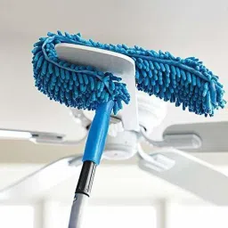 Cleaning Brush Feather Microfiber Duster with Extendable Rod Dust Cleaner Fit Ceiling Fan Car Home Office Cleaning Tools Wet and Dry Duster Wet and Dry Duster Wet and Dry Duster-image-1
