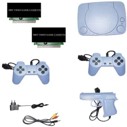 COUNTACH Classic TV Game 8 BIT Console Inbuilt Games with (2 Cassettes) Style 294 NA GB with Contra, Super Mario Bros, F1 Race, Cricket Game-picture-15