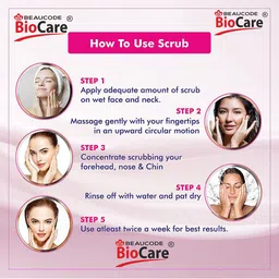 BEAUCODE BIOCARE Blue Set Of Oxygen+ Scrub & Cream - 500 g Each image 4