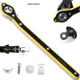 Labor Saving Hand Jack Wrench Ratchet, Forged Thickened Steel, for Scissor Jacks Vehicle Jack-image-22