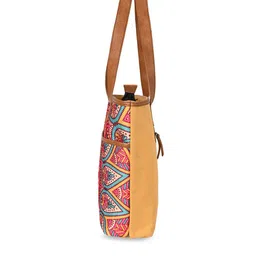 Mona B Ethnic Motifs Printed Structured Shoulder Bag image 4