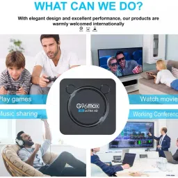 Qiwa 4K Android Box with Bluetooth, 4GB/32GB, Dual WIfi - Amlogic S905W2, Quad-Core processor, 4 GB LPDDR, 32 GB ROM Mini PC image 3