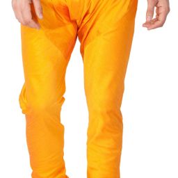 VM Men's Orange Silk Blend Pyjama Men Pyjama-image-0