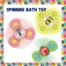 clerika Spinning Bath Toy Sensory Fidget image 2