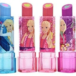 Lipstick (Barbie) Style Rubber Eraser for Birthday Party Return Gift Eraser for kids Pack of 6 Non-Toxic Eraser-11