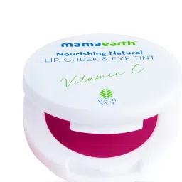 mamaearth Nourishing Natural Lip Cheek & Eye Tint with Vitamin C & Rose Rose Pink image 2