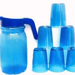 jag glass set blue Jug Glass Set-image-68