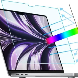 Saco Screen Guard for (Anti-Glare and Blue Light Blacking) Macbook Air 13.6 Inch M3 A3113 M2 A2681 Model 2022-2024-9