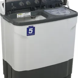 lloyd by havells 8 kg 1300 RPM, Soak Function, 3 Wash Programs, Swift Dry, Magic Filter Semi Automatic Top Load Grey, White image 4