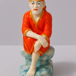 Sai baba_pink Decorative Showpiece - 12 cm-image-17