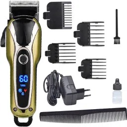 bnfgchbfg Low Noise Hair Trimmer Hair Clipper With Blade Adjustment for Men & Women Grooming Kit 60 min Runtime 4 Length Settings-image-36