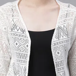 UnaOne Self Design Open Front Shrug image 4