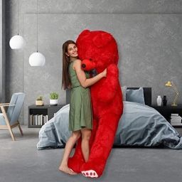 Teddy Bear 3 feet Stuffed Animals Plush Toy Doll for Girlfriend Children Red (90 cm) - Carrot- 90 cm-image-61