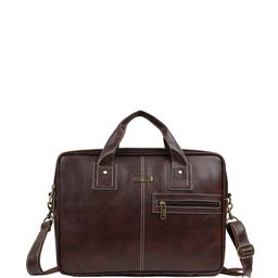 Veneer Unisex Brown Printed Laptop Bag-23