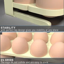 windwarrior Plastic Egg Container - 2 dozen image 5