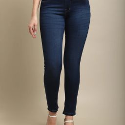 cantabil Women Slim Mid Rise Blue Jeans-picture-14