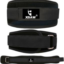 Weightlifting Back Support Pro Steel Buckle Adjustable Belt for Men & Women Back / Lumbar Support-image-9