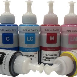 JET TONER L805 , L810 , L850 , L1800 Printer Black + Tri Color Combo Pack Ink Bottle-image-9