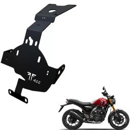 Tail Tidy/ Fender Eliminator for Triumph Speed 400 (Black) Bike Number Plate-image-11