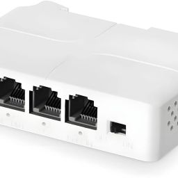 WiredCom 4 Port PoE Extender, 1 PoE in 3 PoE Out, IEEE802.3af/ Passthrough Switch Lan Adapter-28
